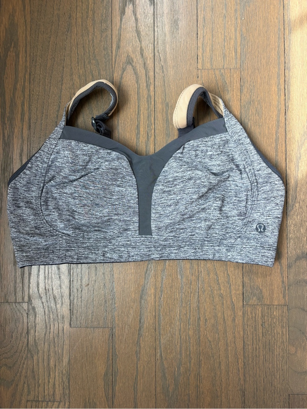 lululemon athletica Gray Heather Medium-Support Sports Bra